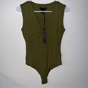 House of Harlow 1960 Green Bodysuit Size Small NWT Green